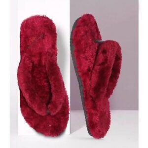 Sale Yug Soft Plush Fur Slippers for Women Warm & Cozy Indoor Home Slippers 6